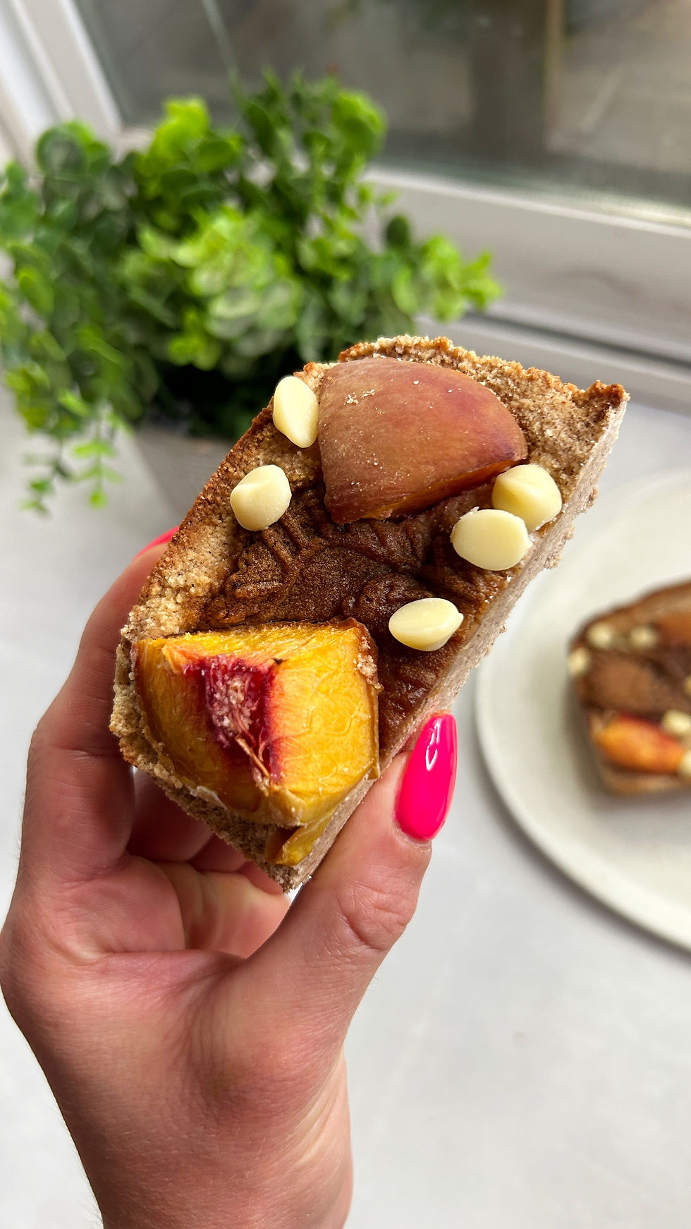 Peach & Biscoff Cookie Bars