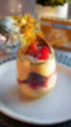 Champagne Brownie Trifle