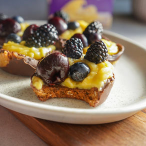 Chocolate Banana Protein Bites