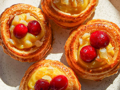 Cranberry Lemon Mini Tarts