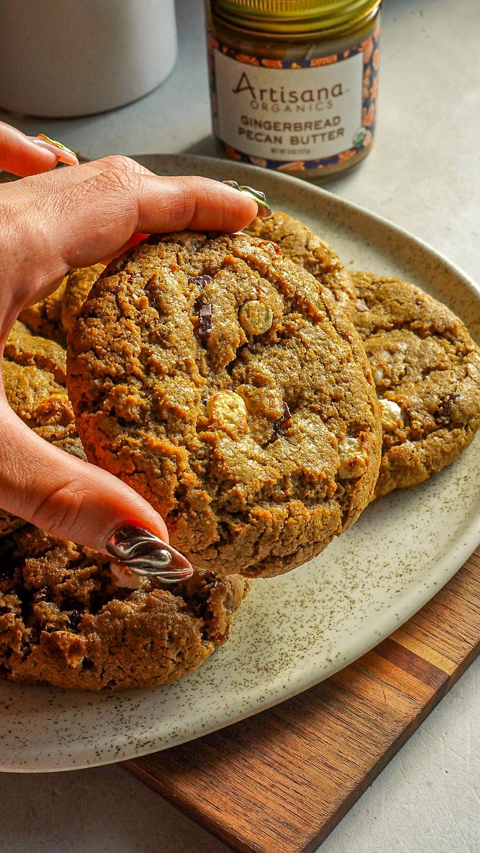 Gingerbread S'mores Cookies