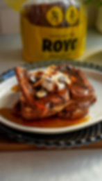 Chocolate Peanut Butter Stuffed French Toast