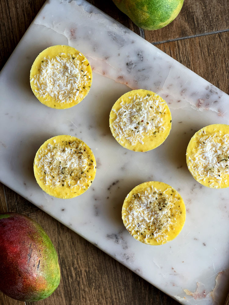 White Chocolate LemonMango Pies (Low Carb, Vegan & Gluten Free)