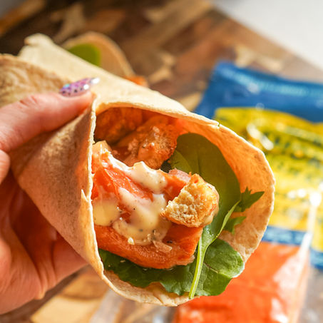 Smoked Salmon Caesar Wrap