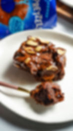 Chocolate Peanut Caramel Pretzel Brownies