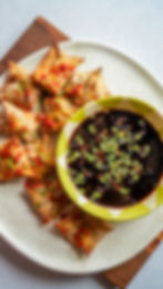 Salmon Ginger Dumplings with Pineapple Aminos Sauce