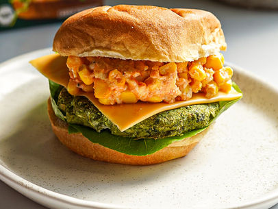 Street Corn Veggie Burger