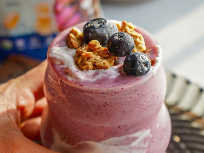 Blueberry Cheesecake Smoothie