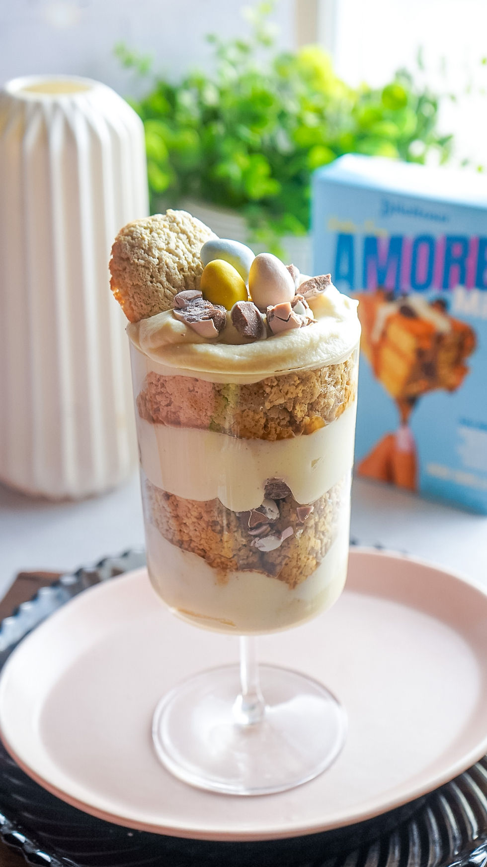 Easter Chocolate Eggs Tiramisu Cups