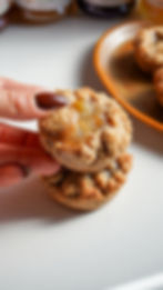 Ginger Pear Crumble Cookies
