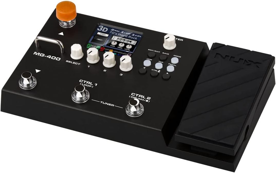NUX MG-400 Multi Effects Pedal, Amp Modeling