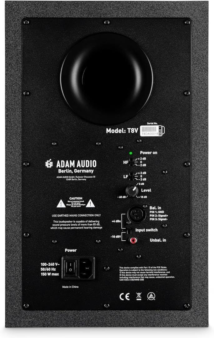 Thumbnail: Adam Professional Audio T8V Studio Monitor Speakers - pair