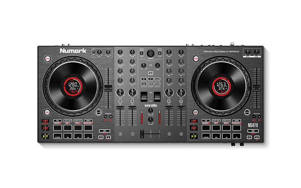 Thumbnail: NUMARK NS4FX Professional 4 - Deck DJ Controller