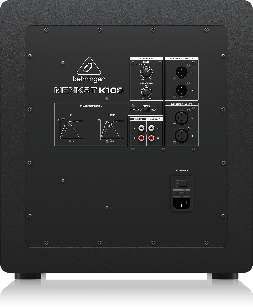 Thumbnail: Behringer K10S Audiophile 10" Studio Subwoofer with High Excursion Woofer