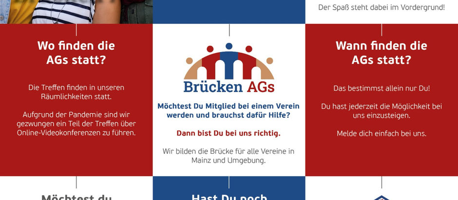 Wir helfen dir bei der Suche nach einem geeigneten Verein - Brücken AG