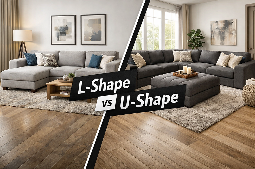 L-Shape or U-Shape Sectional Sofa: How to Decide?