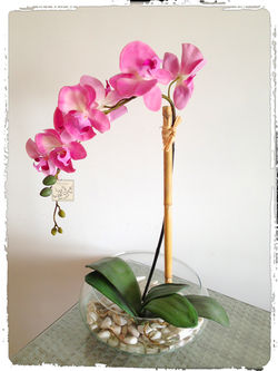 Orquídea en tonos lilas.