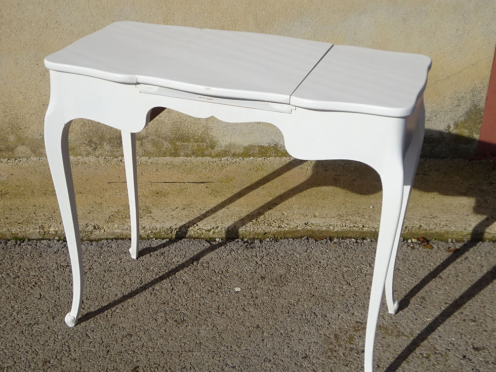 Miniature : coiffeuse en bois, vus arrière