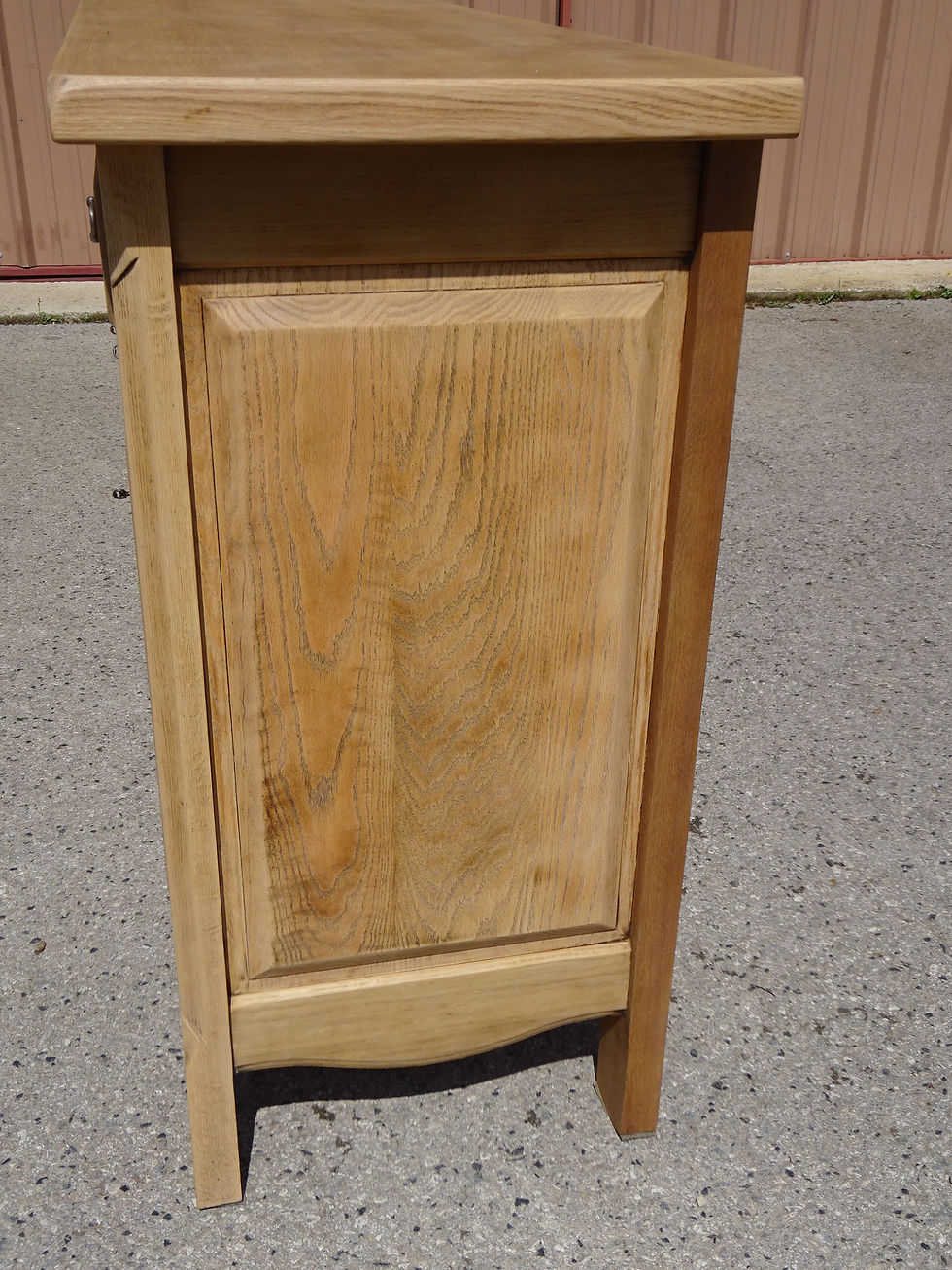 Miniature : enfilade en bois, finition incolore, vue de profil