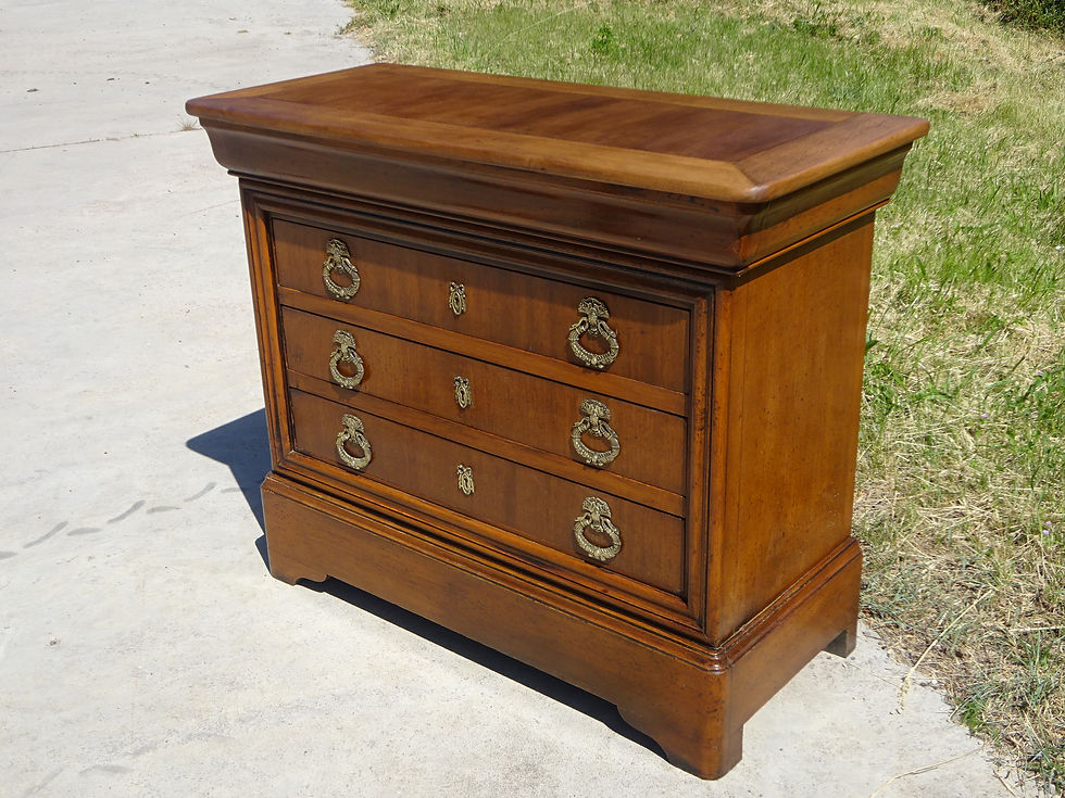 Miniature : Belle commode 4 tiroirs style Louis Philippe