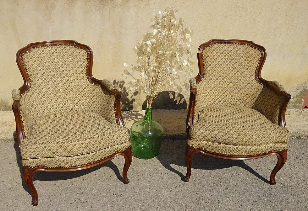 paire de fauteuils bergères