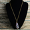 Thumbnail: Raw Amethyst Pendant - 18K Gold Plated (925) Chain