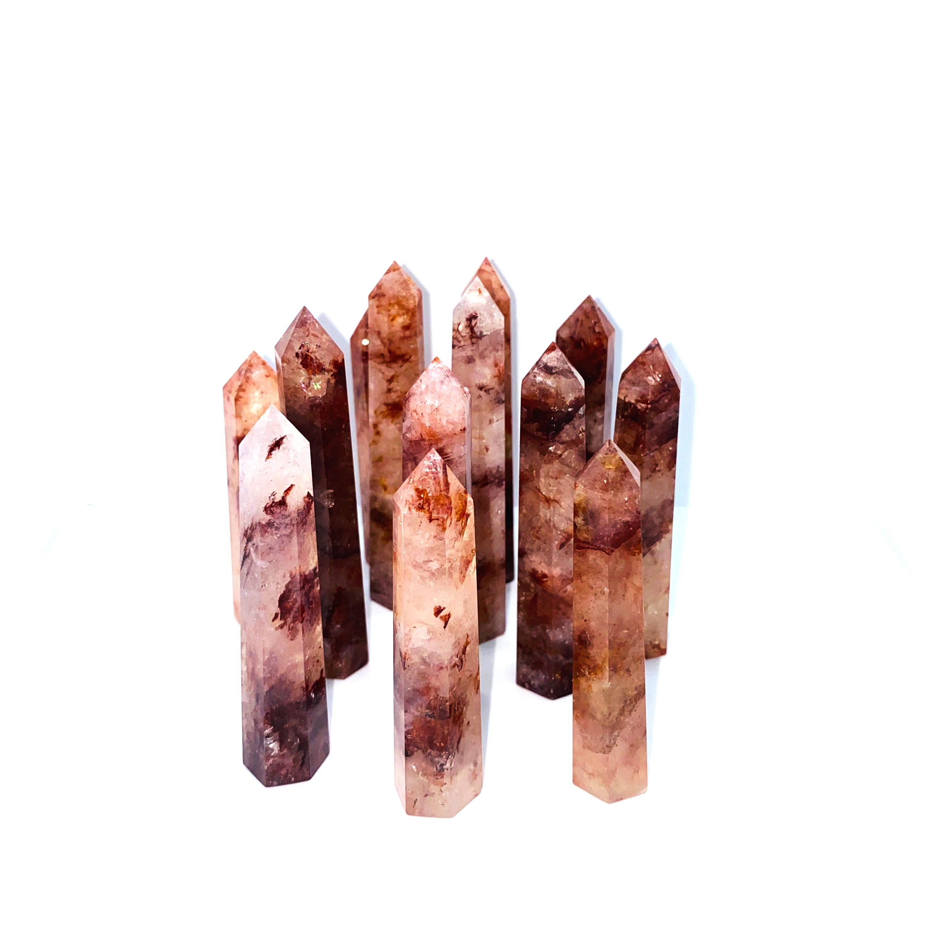 High Grade Fire Quartz Tower