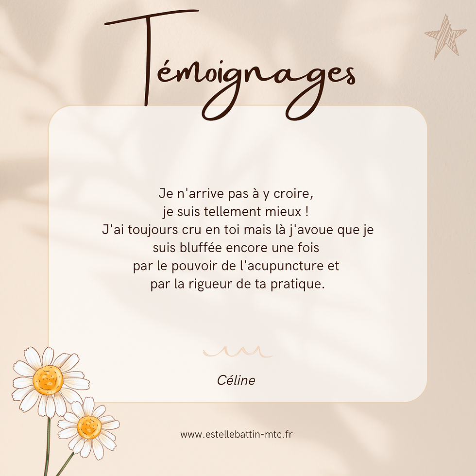 Témoignage Céline
