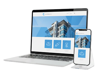 Exemple de site web vitrine responsive et moderne pour entreprise