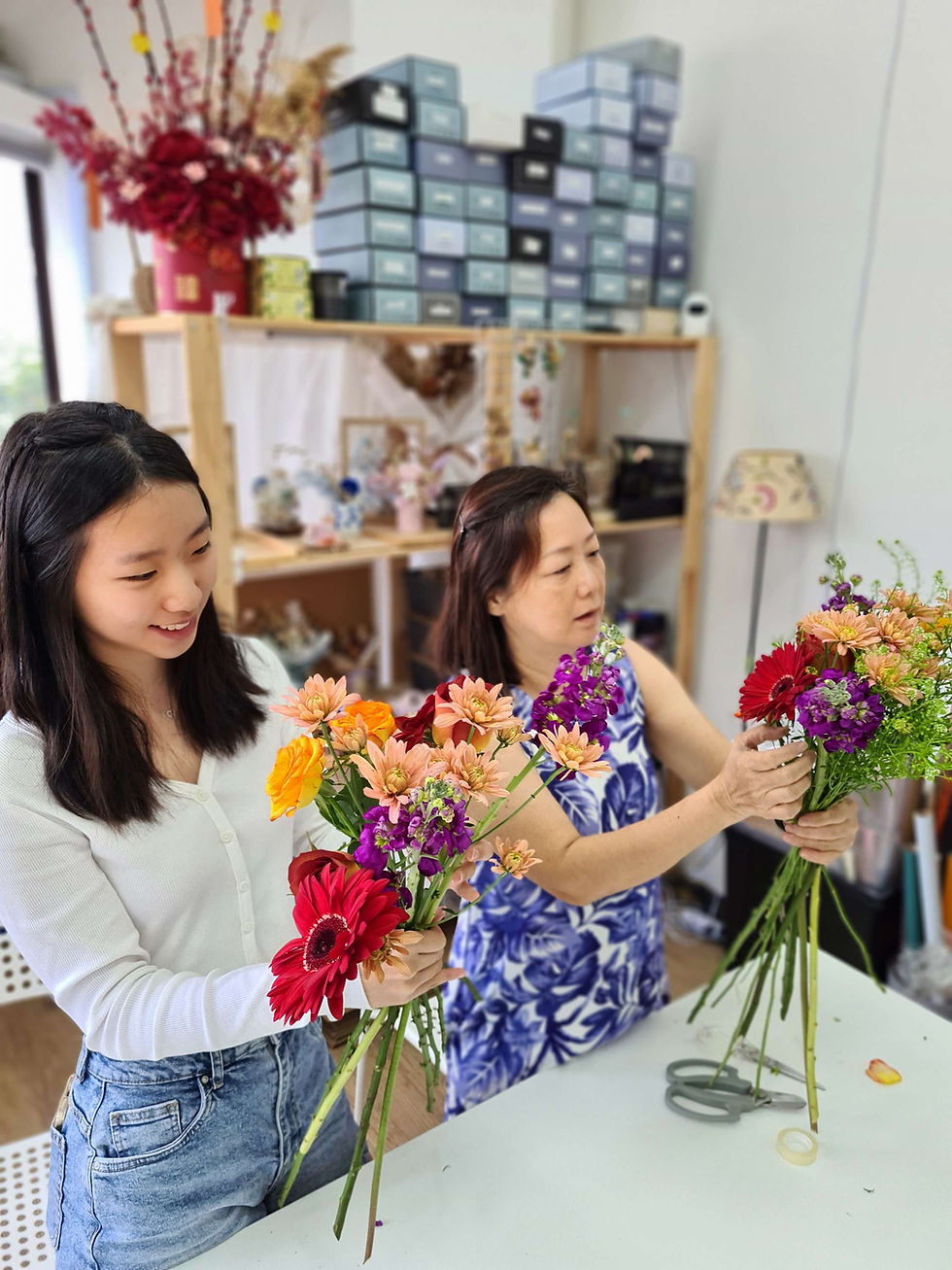 縮圖：Korean-Style Fresh Flower Bouquet Workshop