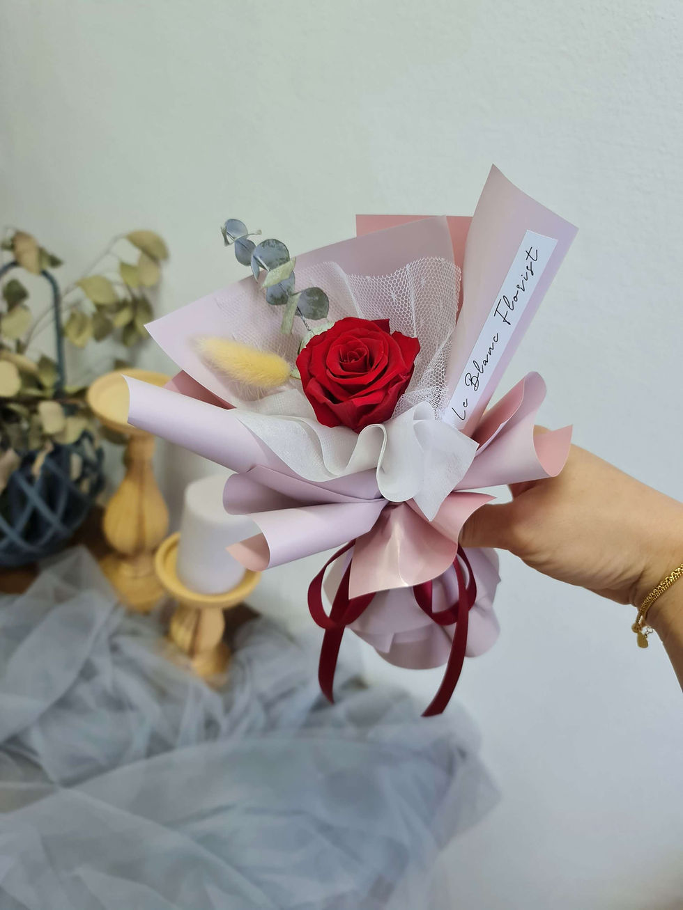 Thumbnail: Single Rose (Preserved Flower)