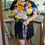 Thumbnail: Whimsical Colourful Silk Bridal Bouquet