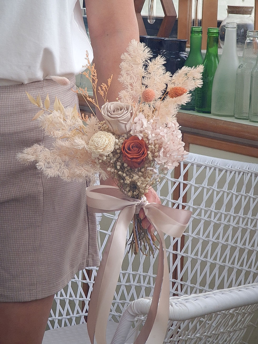 Thumbnail: Petite Preserved Bridesmaid Bouquet Workshop