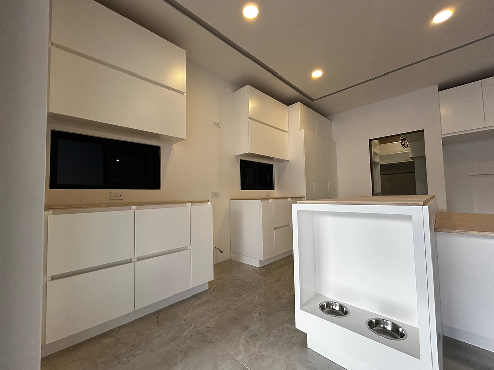 Miniatura: Cocina Elegante Blanco Liso (Medidas Custom)