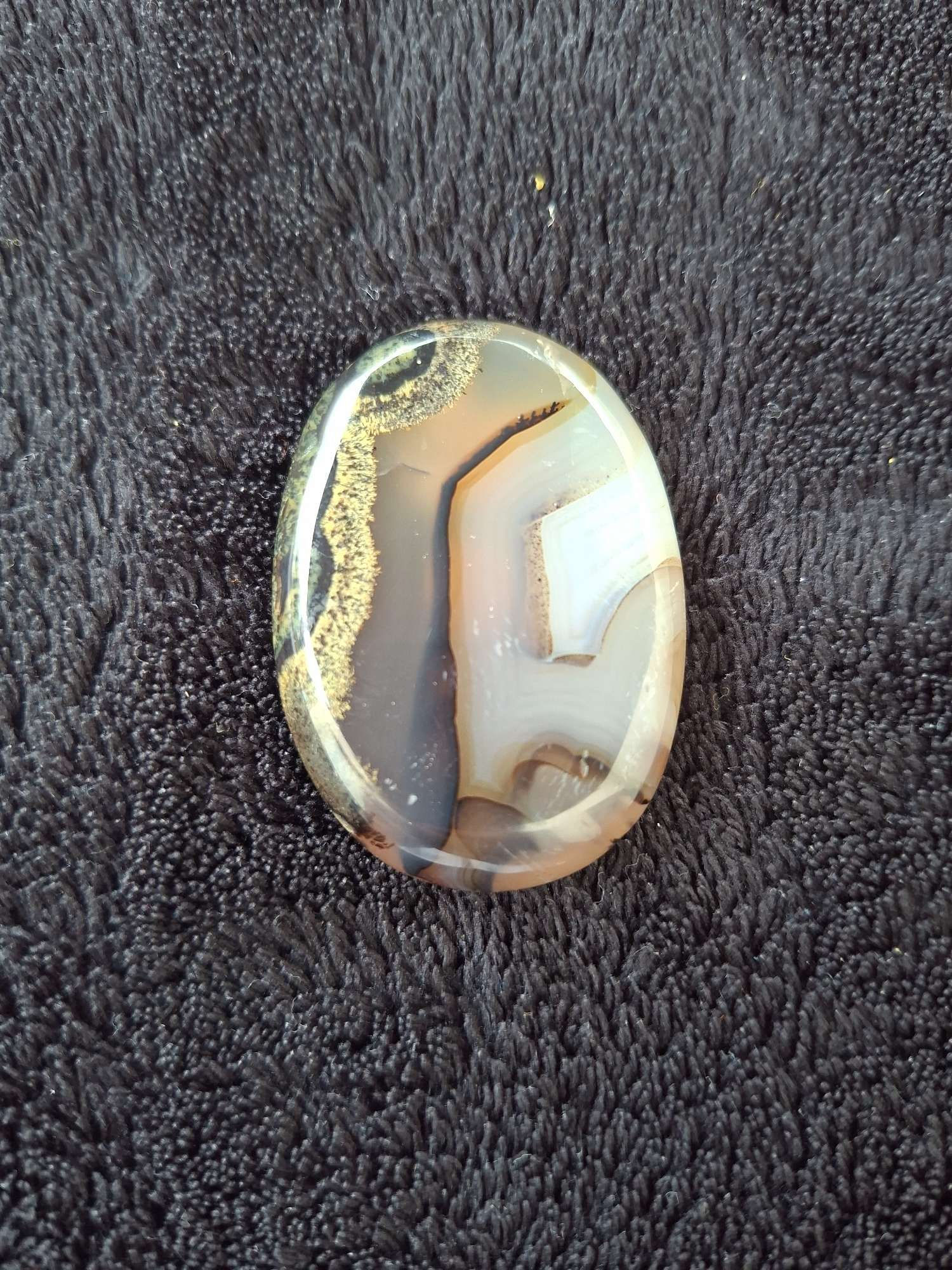 Galet Agate Dendritique n°1 (31gr)