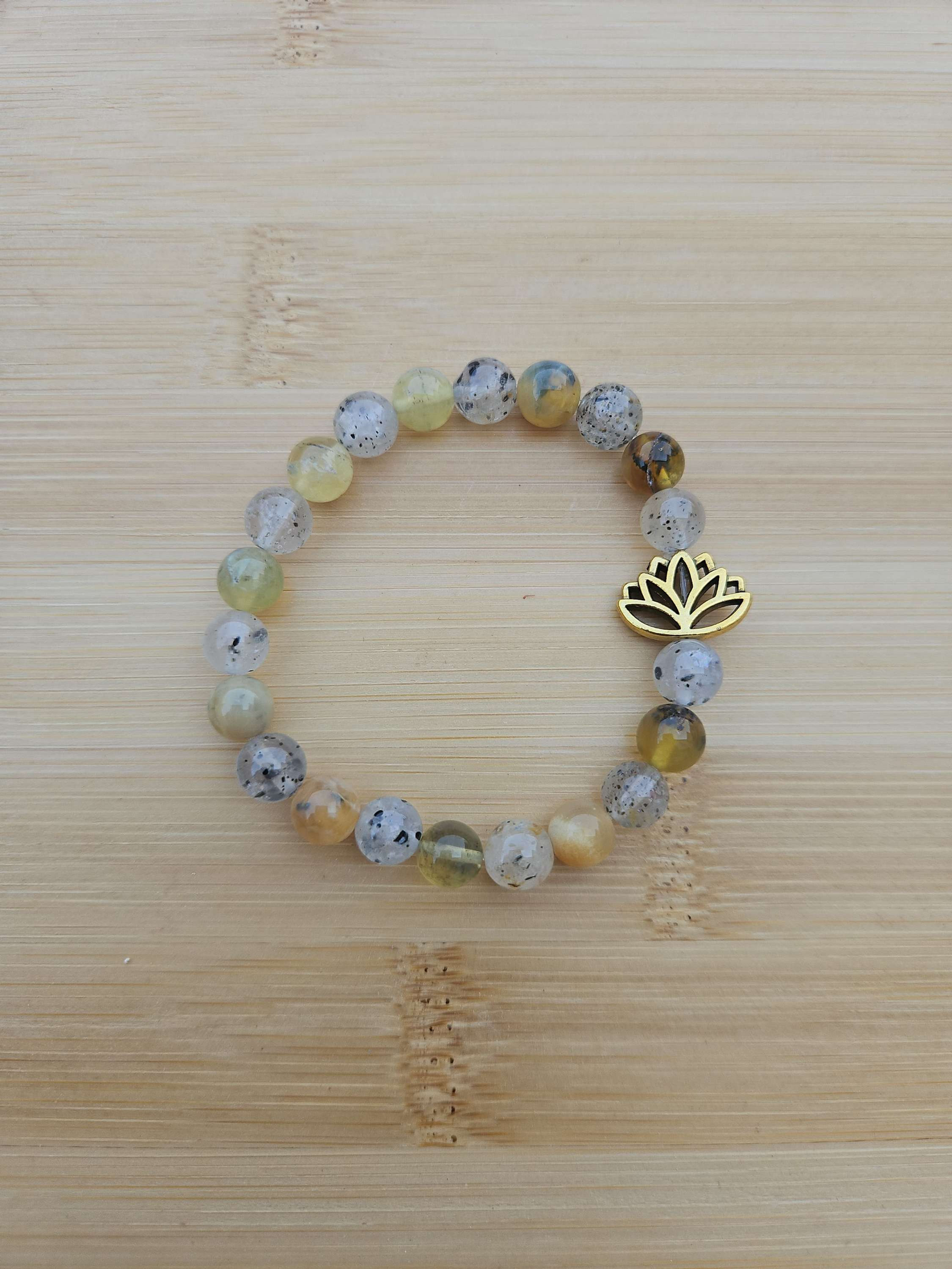 BR559 Opale Jaune et Quartz Pitaya  / Vitalité et Émotions 