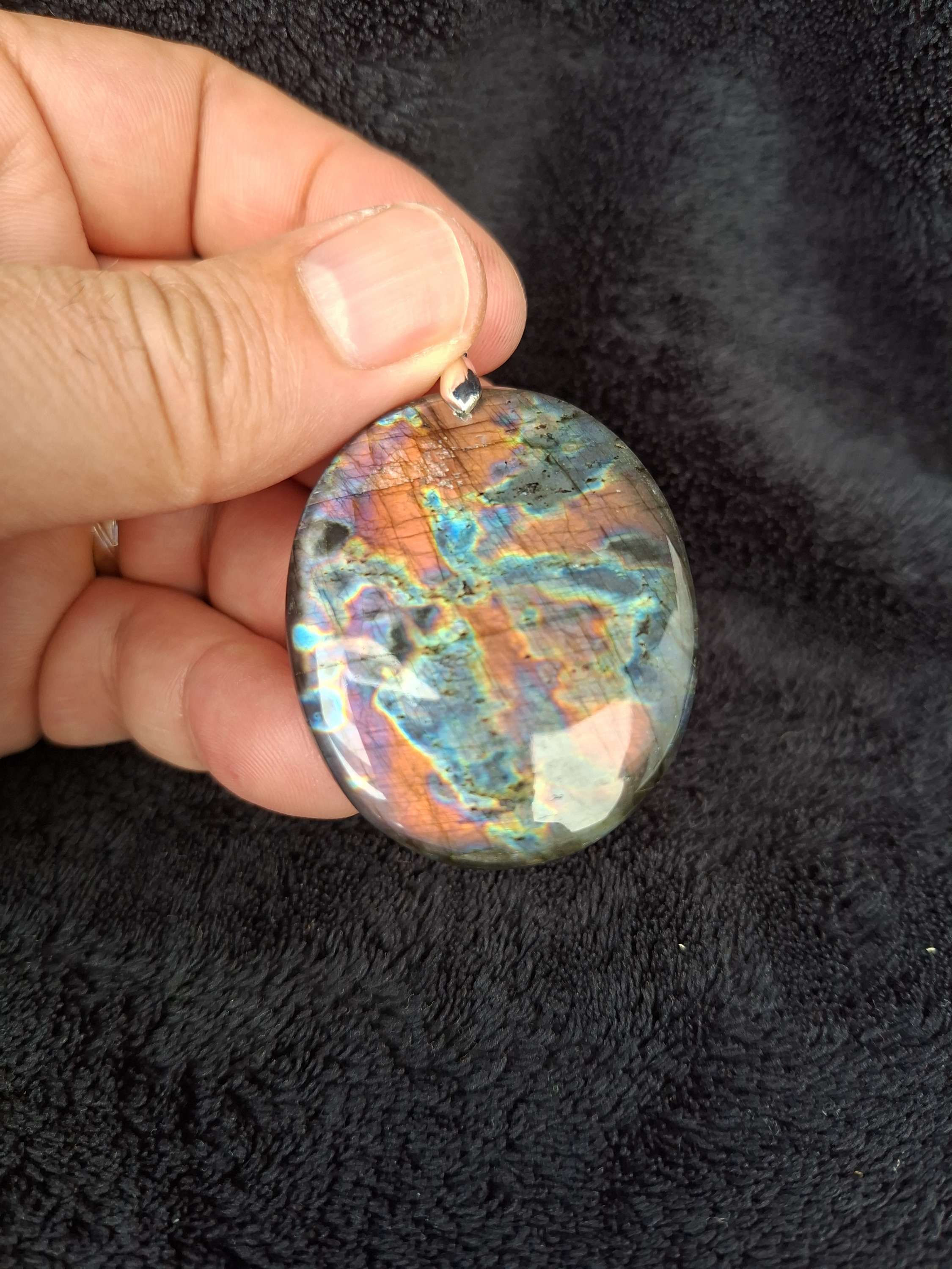 Pendentif Labradorite/Spectrolite xl n°57