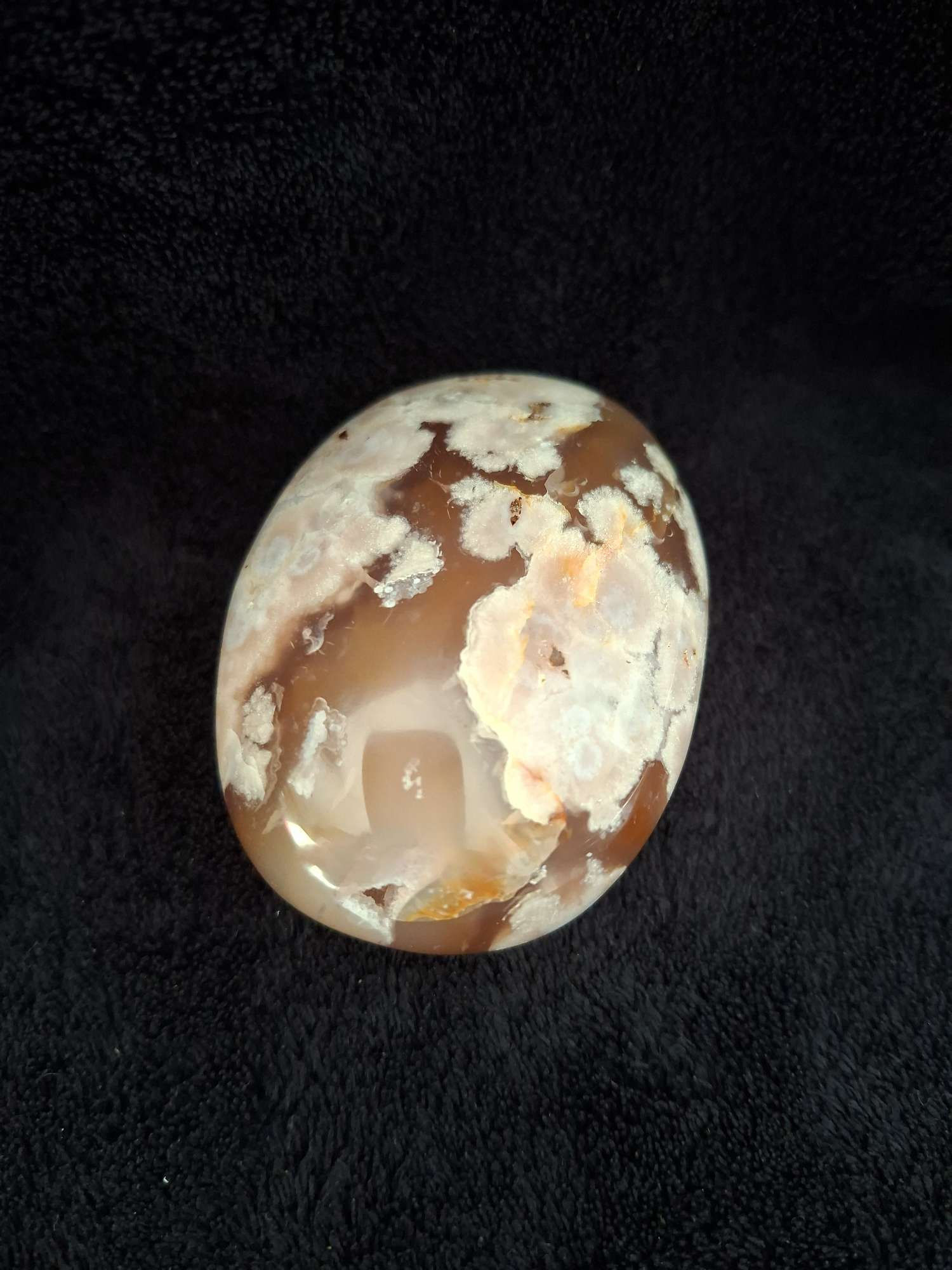 Galet Agate fleur xl n°1 (170gr)