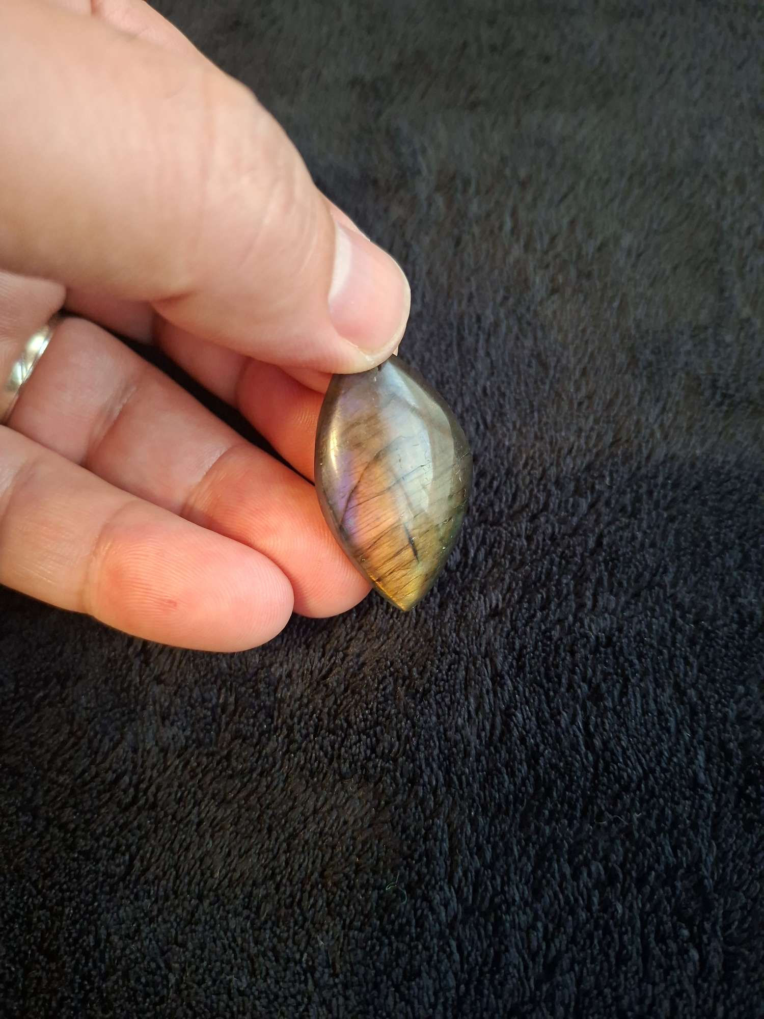 Pendentif Labradorite/Spectrolite n°42