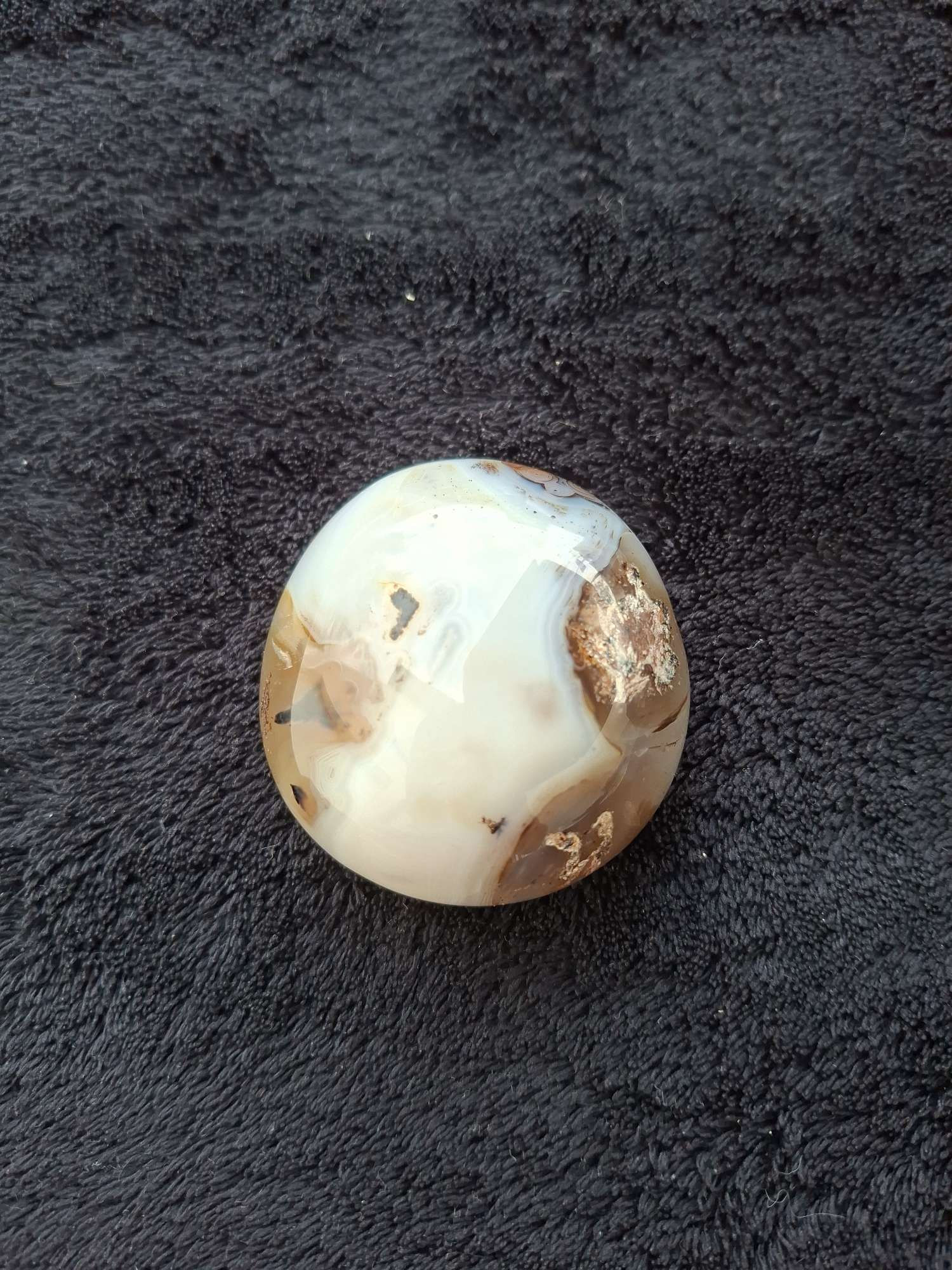 Galet Agate Rubanée xl n°1 (123gr)