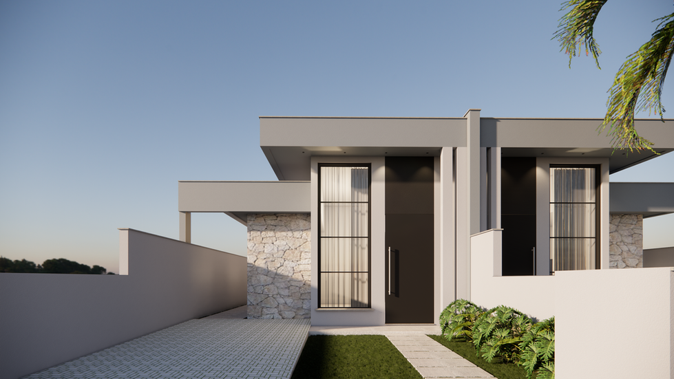 fachada casa alto padrão