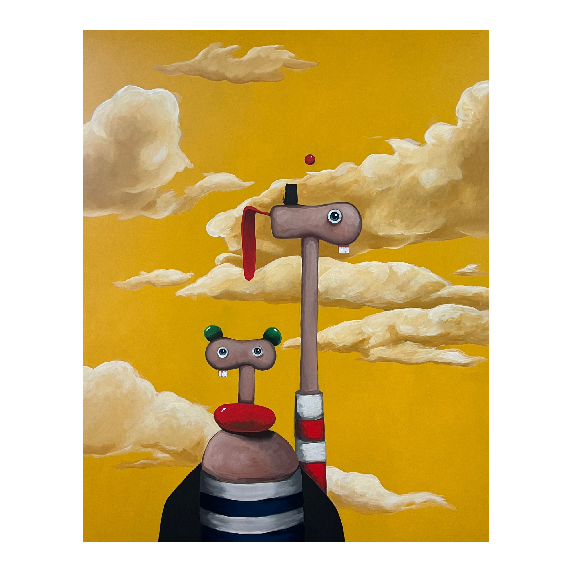 Yellow clouds