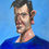 Thumbnail: Portrait of man in blue shirt