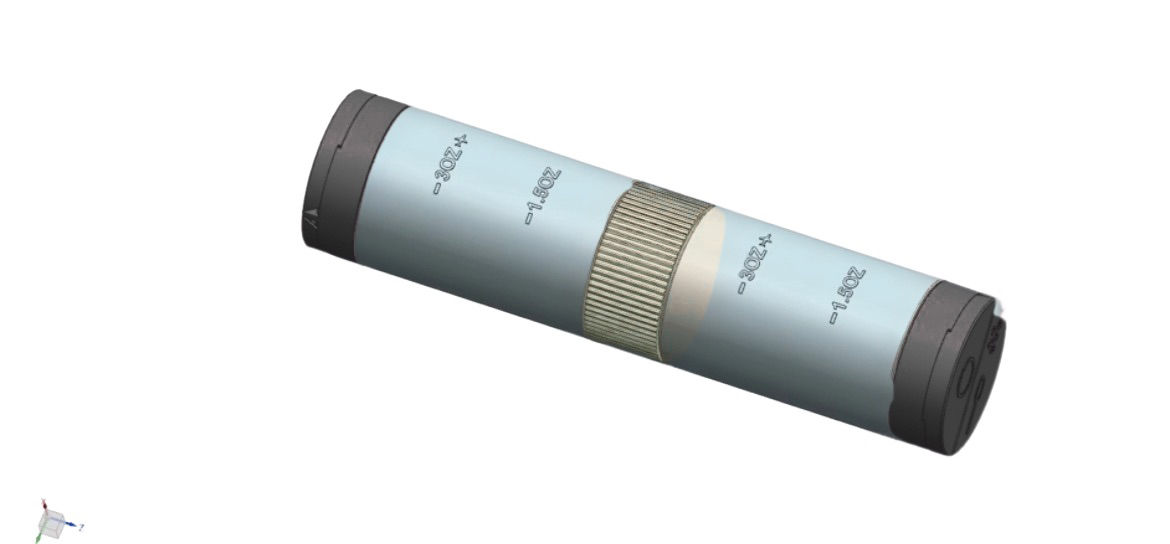 DUB dual-ended storage container round