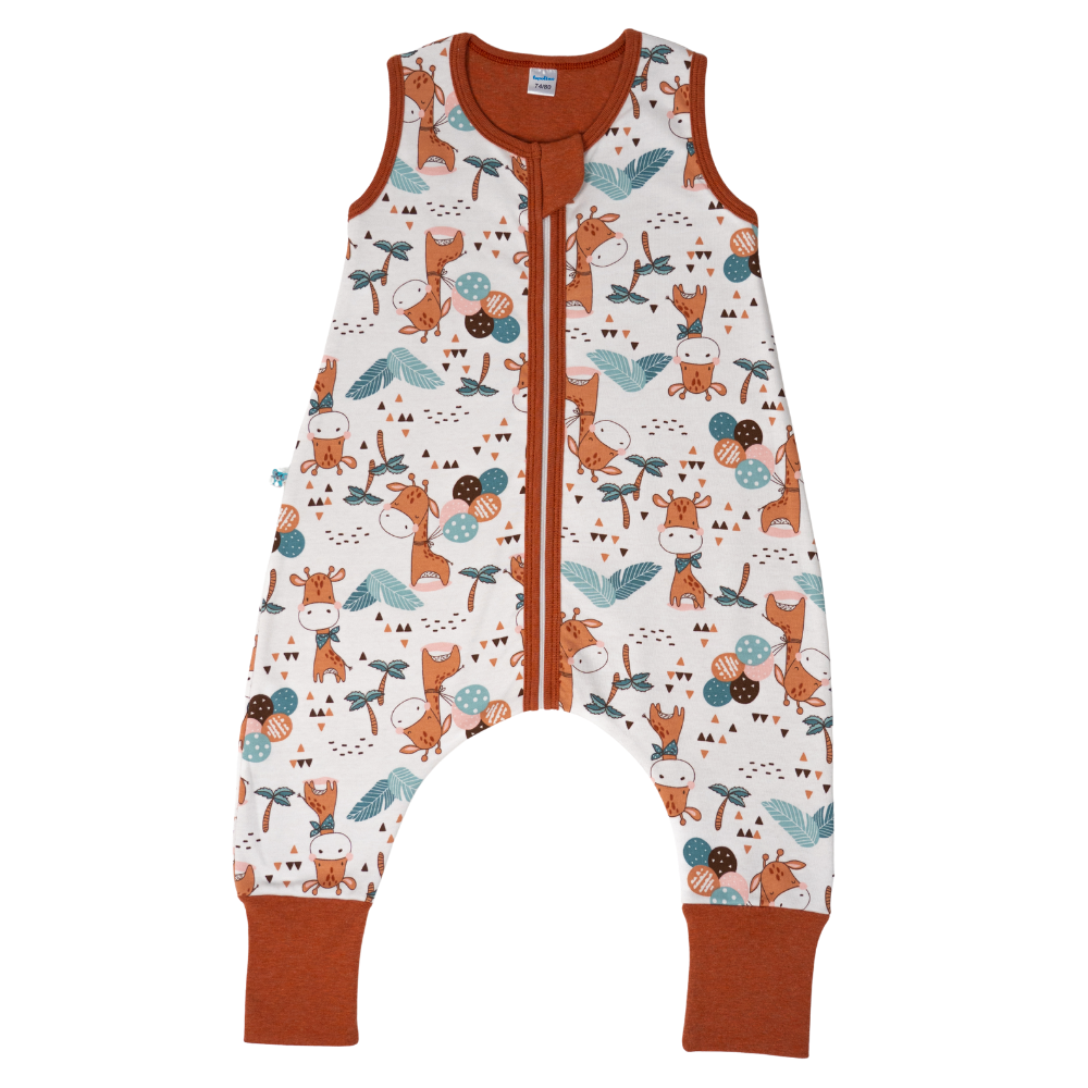 Бебешки спален чувал "Сафари приятели" с крачета