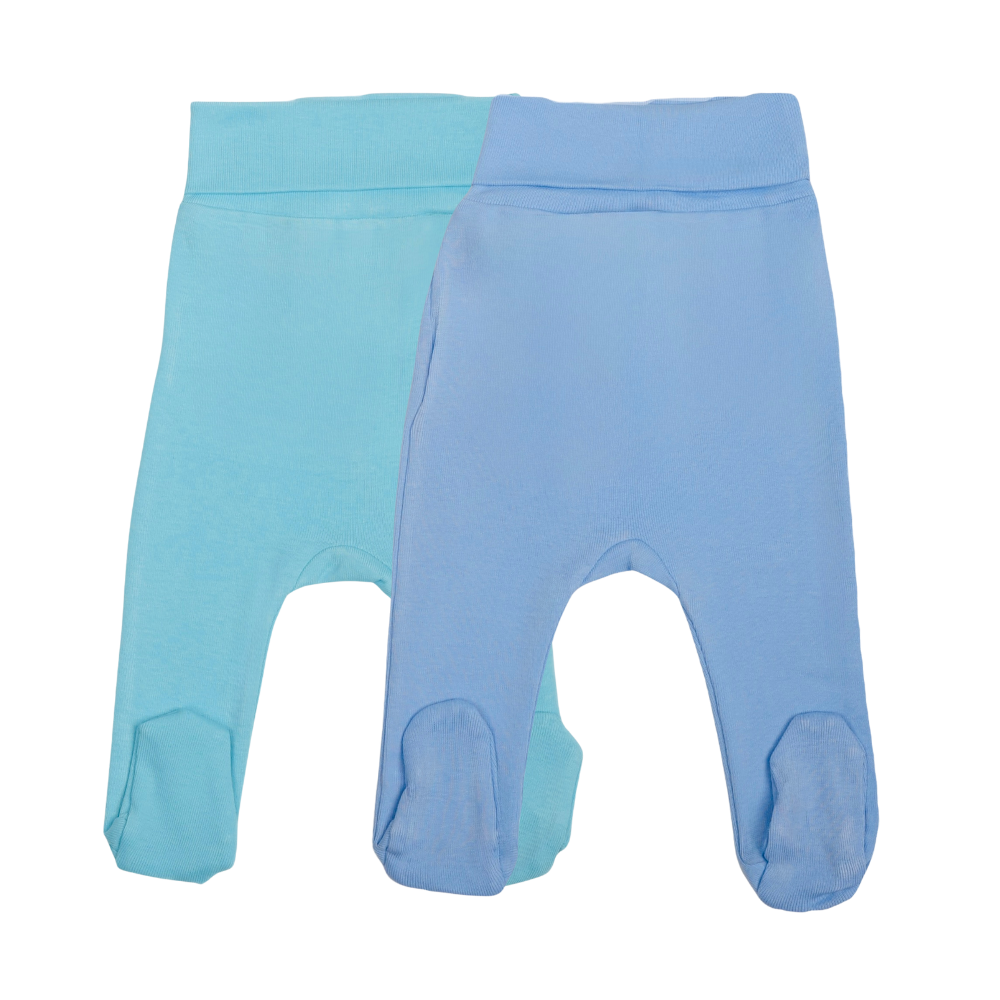 Двойка бебешки ританки от памук за момче