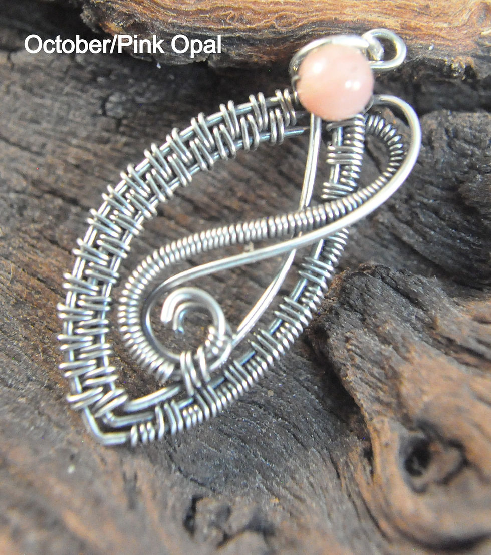 Thumbnail: Birthstone Leaf  Pendant