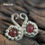 Thumbnail: Birthstone Swan Earrings