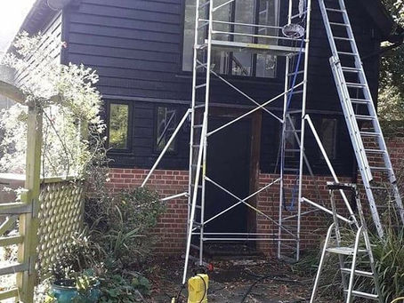 Barn restoration and painting