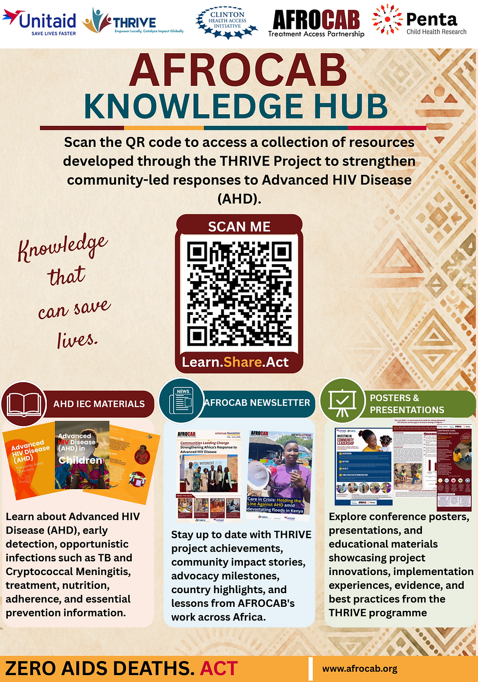 Explore a Growing Collection of Resources Developed Through the THRIVE Project to Strengthen Community-Led Responses to Advanced HIV Disease
